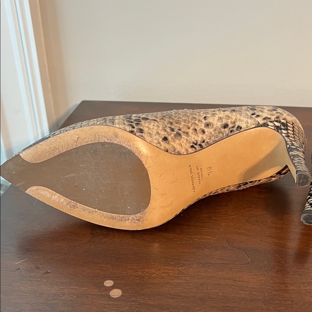 Elegant Snakeskin Ankle Booties - Picture 5 of 6